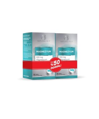 Natural Nest Naturalnest Magnesium 100 Mg 60 Tablets 2 Li - Buy Online on GoSupps.com