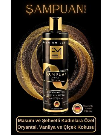 EM AMANOS BEAUTY Paris Fragrance - Women's Shampoo - Contains Natural Plant Keratin and Collagen - Prevents Hair Loss