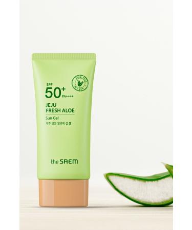 The Saem Jeju Aloe Sun Gel Sunscreen Spf 50+ And Pa++++ 50 Gr - Buy Online on GoSupps.com