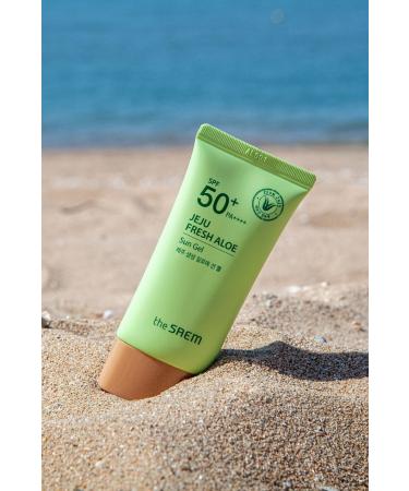The Saem Jeju Aloe Sun Gel Sunscreen Spf 50+ And Pa++++ 50 Gr - Buy Online on GoSupps.com