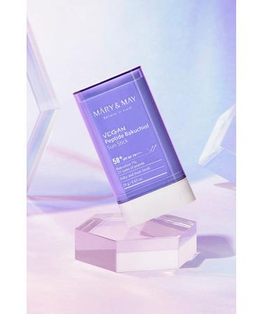 mary&mary Mary and May Vegan Peptide Bakuchiol Sunscreen Stick SPF50+ 18g - Buy Online on GoSupps.com