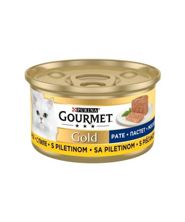 Gourmet Minced Chicken Canned Cat Food 85 gr (12 PIECES) - Buy Online on GoSupps.com