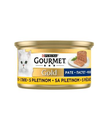Gourmet Minced Chicken Canned Cat Food 85 gr (12 PIECES) - Buy Online on GoSupps.com