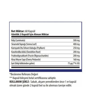 Tums Bikinix Senna Leaf Cherry Fruit Stems - 60 Capsules - Buy Online on GoSupps.com