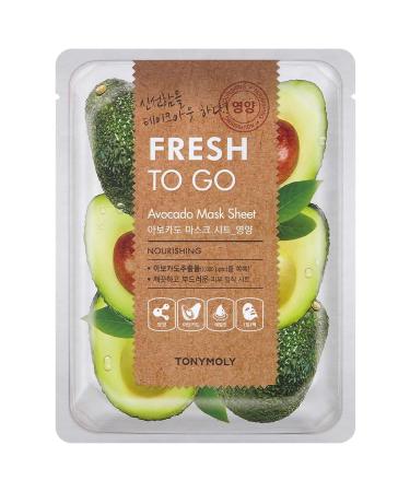 TONYMOLY Face Mask Fresh To Go Nourishing Avocado Skin Care (1 Piece) - Buy Online on GoSupps.com