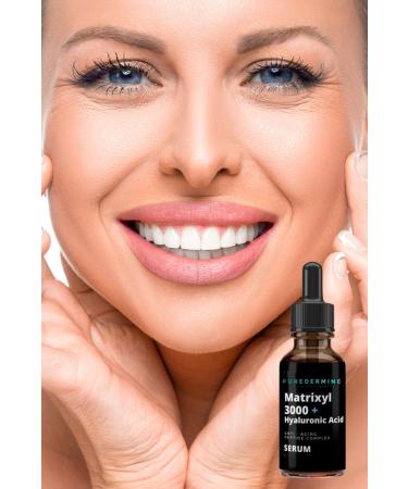 Puredermine Peptide Serum & Matrixyl 3000 + Hyaluronic Acid & Anti-Wrinkle & Firming - Buy Online on GoSupps.com