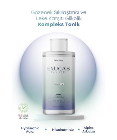EXUCAS Glycolic Complex Tonic | Pore Tightening and Anti-Spot Cleansing