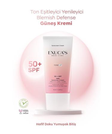 EXUCAS Tone Equalizing Regenerating Blemish Defense Sunscreen Cream Combination/Oily Skin | Sunscreen Cream 50 Spf
