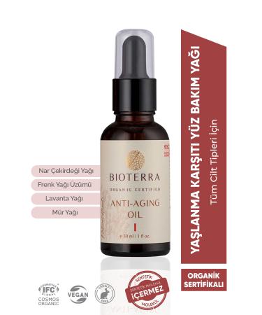 Bioterra Organic Collagen Supporting Anti-aging Facial Care Oil 30 ml