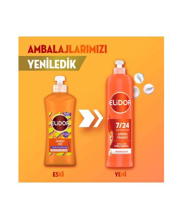 Elidor 7/24 Rescue Hair Care Cream Instant Repair Damaged Hair 240 ml - Buy Online on GoSupps.com