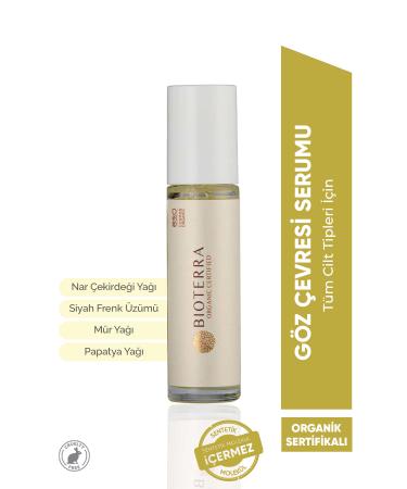 Bioterra Organic Revitalizing Roll-on Eye Contour Serum 10 ml