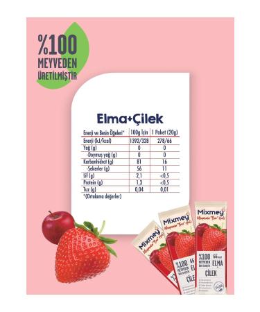 Mixmey Mixed 2 Pack Fruit Bar | Healthy Snack Varieties - 6 X 20gr (12 PIECES) - Buy Online on GoSupps.com