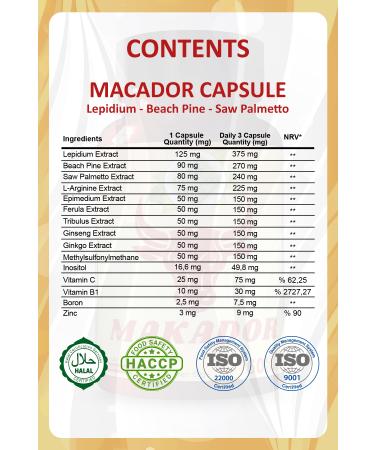 Gokcek Healing Macador Capsule (MACADOR CAPSULE) - Buy Online on GoSupps.com