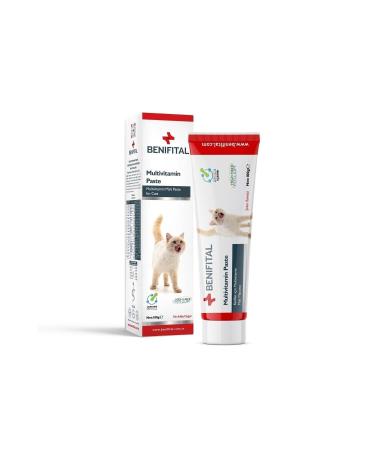 Benifital Multivitamin Paste 100 G. Multivitamin Malt Paste for Cats Vitamin B C D Iron Calcium - Buy Online on GoSupps.com