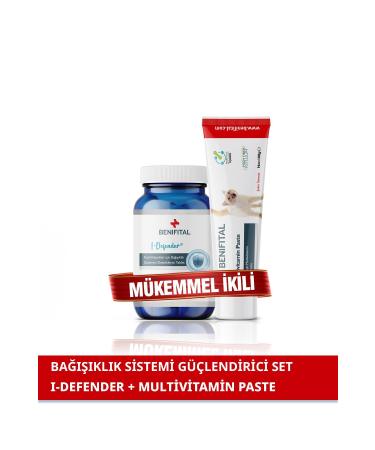 Benifital Cat Immune Booster Set I-Defender + Multivitamin Paste - Buy Online on GoSupps.com
