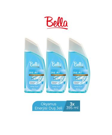 Bella SHOWER GEL OCEAN ENERGY 395 ML X 3 PIECES