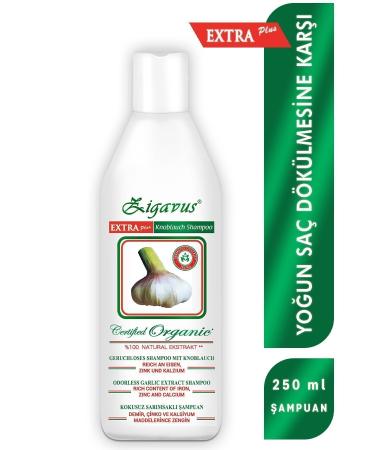 Zigavus Extra Plus Garlic Shampoo 250 ml - Against Intense Hair Loss 8699349139957