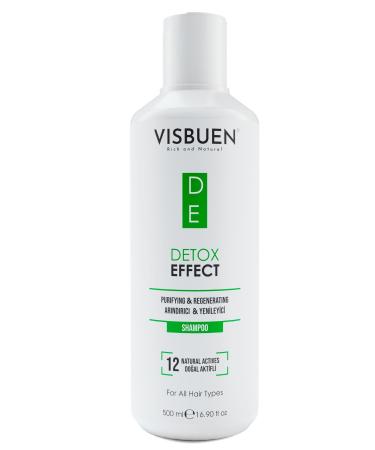 Visbuen Detox Effective 12 Natural Active Purifying Repair and Pre-Processing Protective Salt-Free Shampoo - Buy Online on GoSupps.com