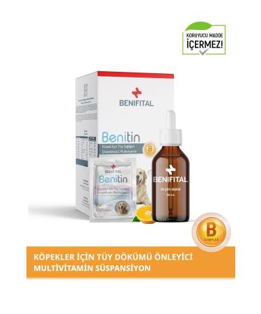 Benifital Benitin Multivitamin Suspension for Dogs Hair Health Support Hair Loss Prevention Biotin - Buy Online on GoSupps.com