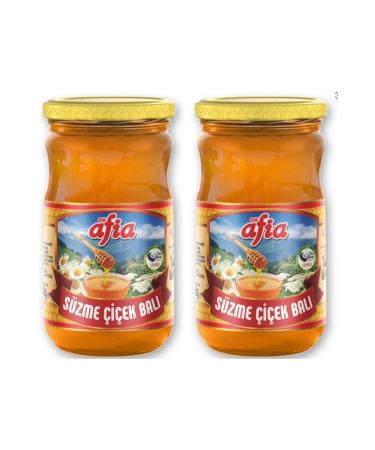 Afia Pure Flower Honey 850gr * 2 Pieces Gimdes Certified