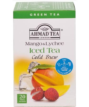 Ahmad Tea Mango and Lychee Fruity Cup Green Tea Bag 20 Pieces