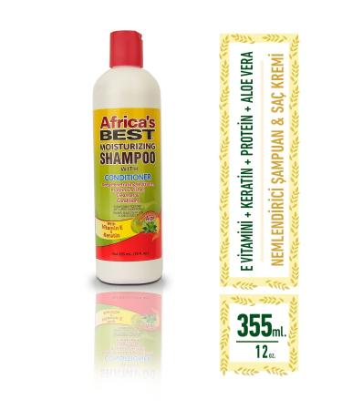 Africa's Best Keratin Protein Enriched Shampoo & Conditioner 355 ml
