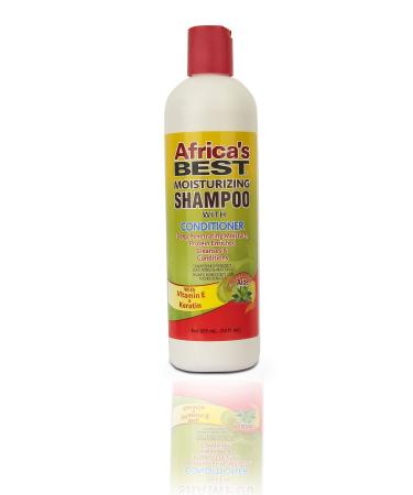 Africa's Best Keratin Protein Enriched Shampoo & Conditioner 355 ml - Buy Online on GoSupps.com