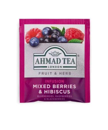 ahmad tea london Decaffeinated Not Mixed Berries Hibiscus Teabags 20 / Berries and Hibiscus Tea Bag Caffeinated - Buy Online on GoSupps.com