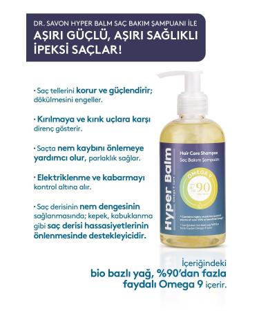Hyper Balm Hair Care Shampoo - Omega 9 Effect - Buy Online on GoSupps.com