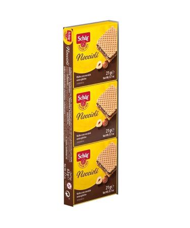 Schar Noccioli Creamy Hazelnut Wafer 63 gr (7 PIECES) - Buy Online on GoSupps.com