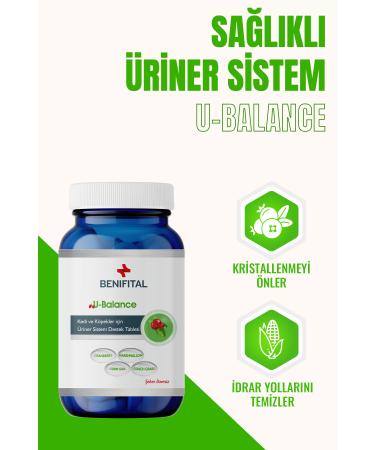 Benifital U-Balance Tablet Urinary System Support Vitamin Tablet for Cats and Dogs