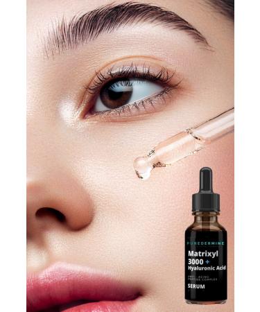 Puredermine Peptide Serum & Matrixyl 3000 + Hyaluronic Acid & Anti-Wrinkle & Firming - Buy Online on GoSupps.com