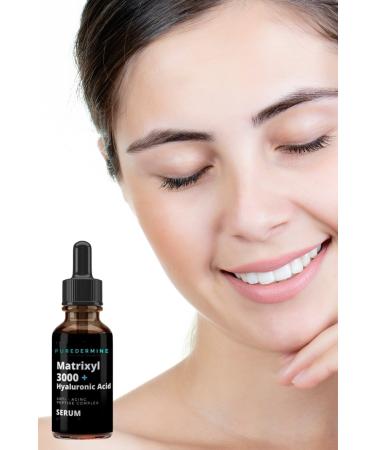 Puredermine Peptide Serum & Matrixyl 3000 + Hyaluronic Acid & Anti-Wrinkle & Firming - Buy Online on GoSupps.com