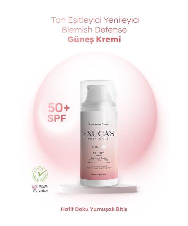 EXUCAS Airless Tone Equalizer Regenerating Blemish Defense 50spf Sunscreen | Combination/Oily Skin
