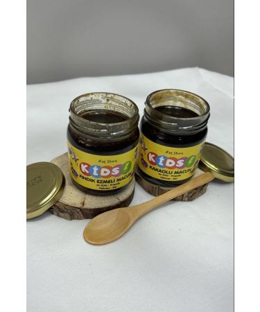 RAF Store Kids Cocoa and Hazelnut Paste Children's Paste Set of 2 - Royal Jelly Propolis Molasses and Honey 2x240 480 Gr - Buy Online on GoSupps.com