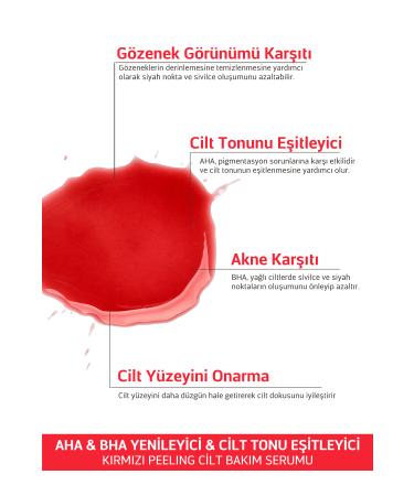 NEW PARADISE Anti-Stain Skin Rejuvenator Dead Skin Remover Aha Bha Red Peeling Serum 30 ml - Buy Online on GoSupps.com