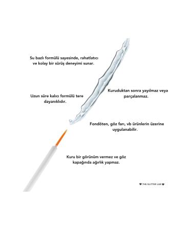 The Glitter Lab Glitter Liquid Eyeliner | Dazzling Liner - Shameless Pistachio - Buy Online on GoSupps.com