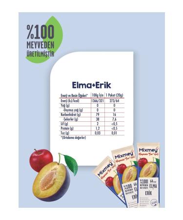 Mixmey Mixed 2 Pack Fruit Bar | Healthy Snack Varieties - 6 X 20gr (12 PIECES) - Buy Online on GoSupps.com