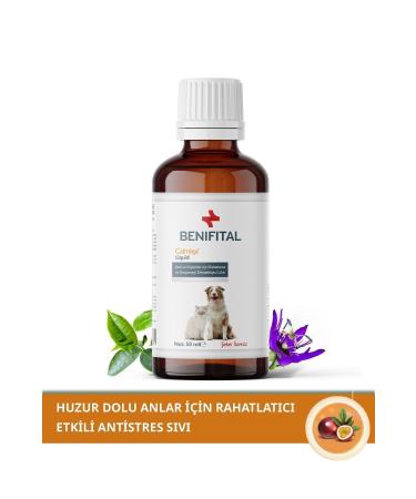 Benifital Calmlex Antistress Liquid 50 ml Relaxation and Relaxation Supporting Drops for Cats and Dogs - Buy Online on GoSupps.com