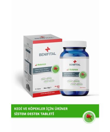Benifital U-Balance Tablet Urinary System Support Vitamin Tablet for Cats and Dogs - Buy Online on GoSupps.com