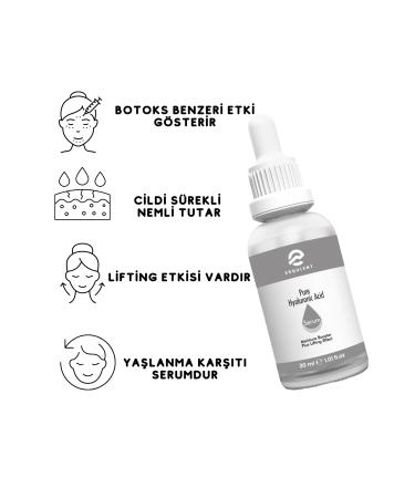 Esqulent Pure Hyaluronic Acid Serum Botox Effective Intensive Moisturizing Hyaluronic Acid Serum 30 ml - Buy Online on GoSupps.com