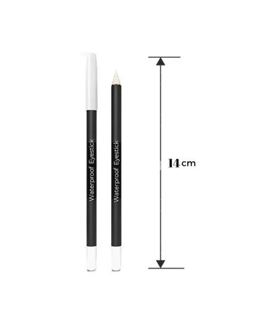 Nofella Set of 4 White Eyeliner + Black Eyeliner + Black Eyebrow Pencil + Sharpener - Buy Online on GoSupps.com