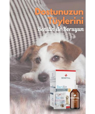Benifital Benitin Multivitamin Suspension for Dogs Hair Health Support Hair Loss Prevention Biotin - Buy Online on GoSupps.com