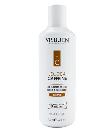 Visbuen Jojoba Caffeine 15 Natural Active Anti Hair Loss and Breakage Shampoo - Buy Online on GoSupps.com