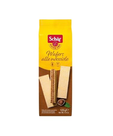 Schar Wafers Alla Nocciole Gluten Free Hazelnut Wafers 125 gr (6 PCS) - Buy Online on GoSupps.com