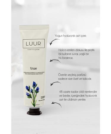 LUUR COSMETICS & MORE True Hand Care Cream Intensive Moisturizing Nourishing Dry Skin Hyaluronic Acid 50 ml - Buy Online on GoSupps.com