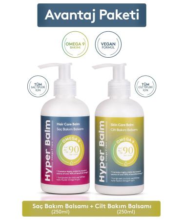 Hyper Balm Hair Care Balsam + Skin Care Balsam 2 Pack 2x250 Ml.