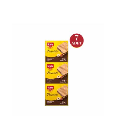 Schar Noccioli Creamy Hazelnut Wafer 63 gr (7 PIECES)