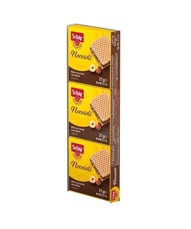 Schar Noccioli Creamy Hazelnut Wafer 63 gr (7 PIECES) - Buy Online on GoSupps.com