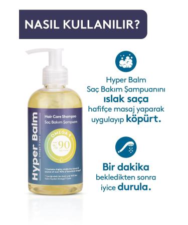 Hyper Balm Hair Care Shampoo - Omega 9 Effect - Buy Online on GoSupps.com